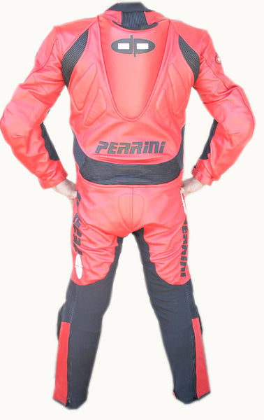 Perrini's Fusion Motorcycle Riders Racing Genuine Cowhide Leather