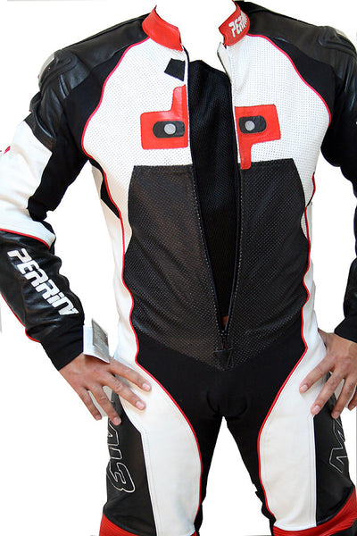 Perrini MI3 Red White & Black 1PC Motorbike Riders Racing Genuine