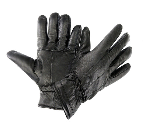 Leather Cold Weather Winter Gloves Cowhide Motorcycle Leather Gloves –  TopGearLeathers